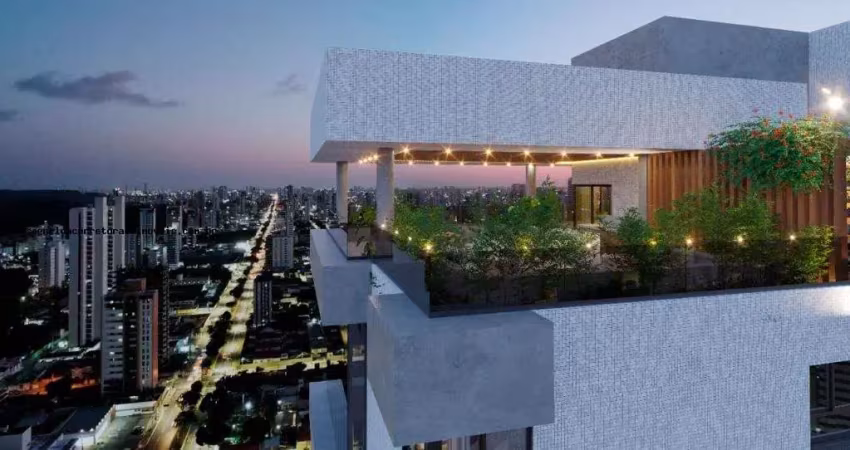 Cobertura duplex para venda em natal, tirol, 4 dormitórios, 4 suítes, 5 banheiros, 4 vagas