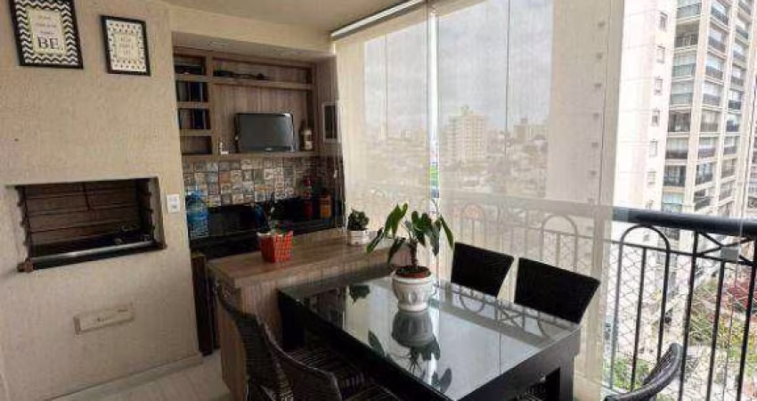 Apartamnto Cond Change Tatuapé,  96m²., 2 vagas - varanda Gourmet