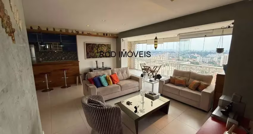 Apartamento mobiliado à venda em são paulo, butantã: 2 quartos, 1 suíte, sala estendida com varanda,  78m²