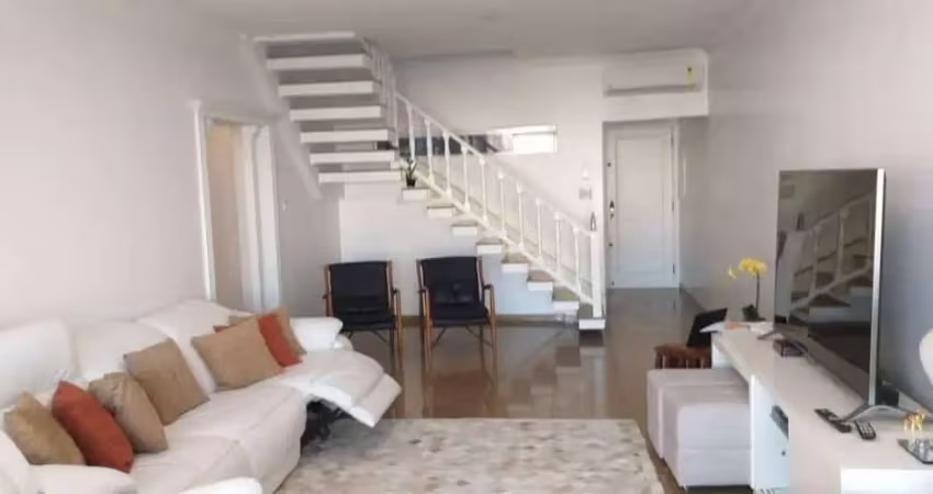 Ja-cobertura com 3 dormitórios à venda, 311 m² - aparecida - santos/sp