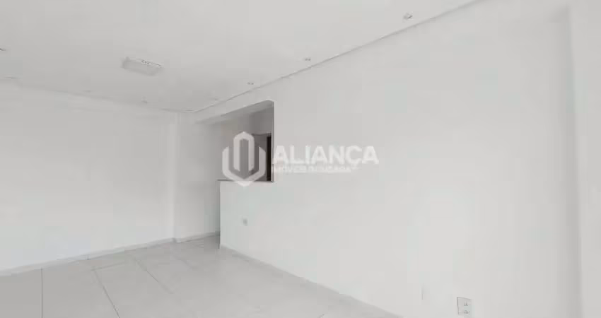 Ótimo apartamentoscom dois dormitórios, sala com sacada, 1 banheirco e 1 vaga de garagem  - josé menino - santos-sp