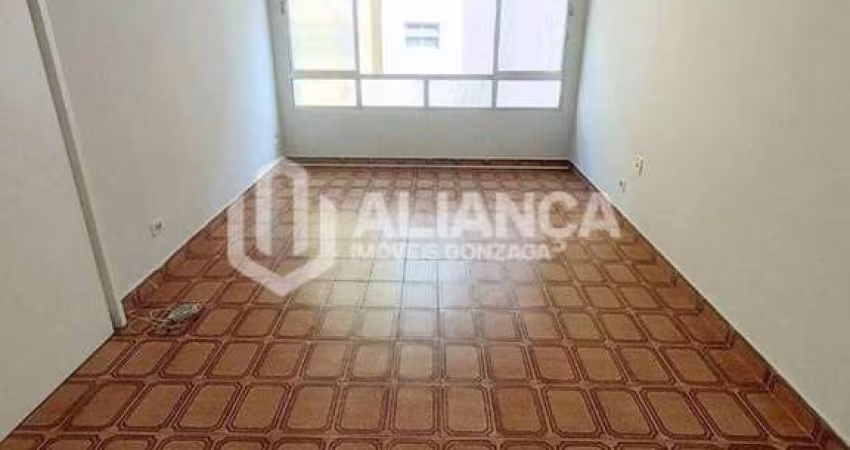 Apartamento com 1 dormitório para alugar, 55 m² por R$ 2.850.00 mês - Gonzaga - Santos/SP