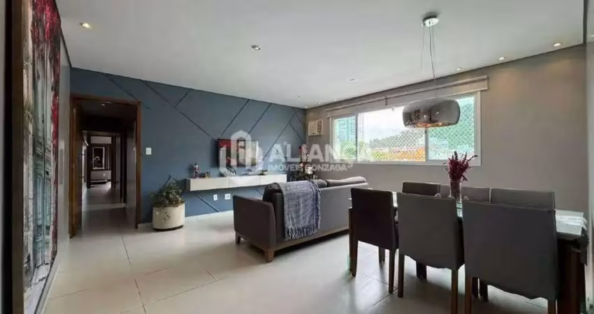 Apartamento à venda com 2 dormitórios à venda, 84 m² por r$ 659.000 - marapé - santos/sp