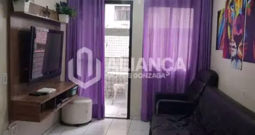 Apartamento com 1 dormitório à venda por r$ 250.000,08 - itararé - são vicente/sp
