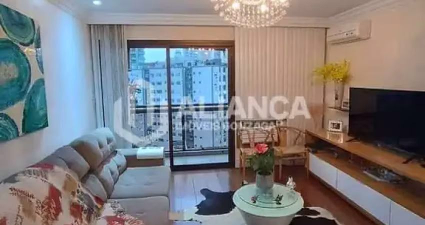 Apartamento à venda 3 quartos à venda, 136 m² por r$ 1.100.000 - pompéia - santos/sp