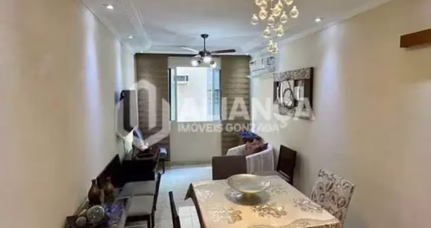 Apartamento a venda 2 quartos prédio frente mar em santos