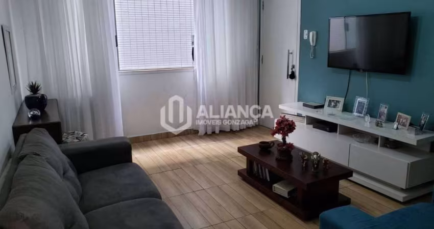 Apartamento com 2 dormitórios à venda, 60 m² por R$ 377.000,00 - Embaré - Santos/SP