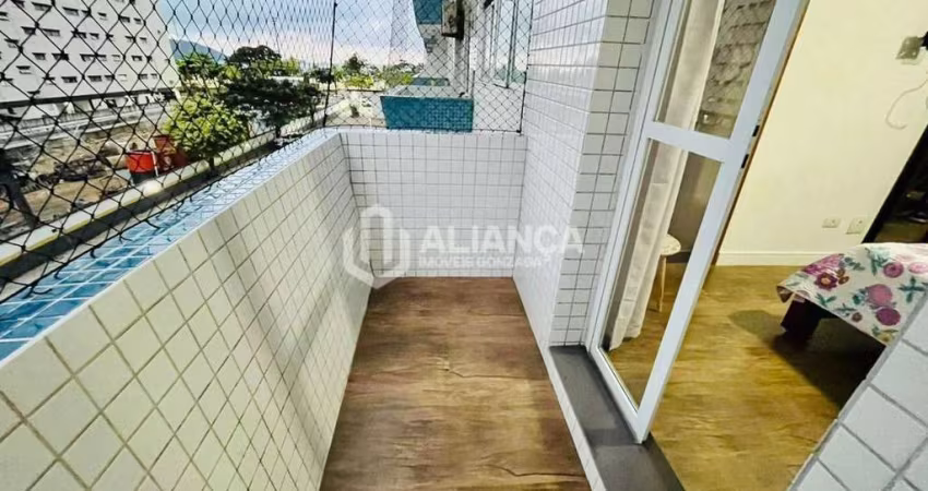 Vista ao mar 1 dormitório 3.500,00 PACOTE mobiliado Gonzaga/Santos*