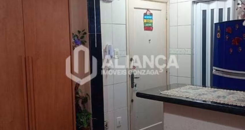 Apartamento de 1 dormitório frente sem garagem