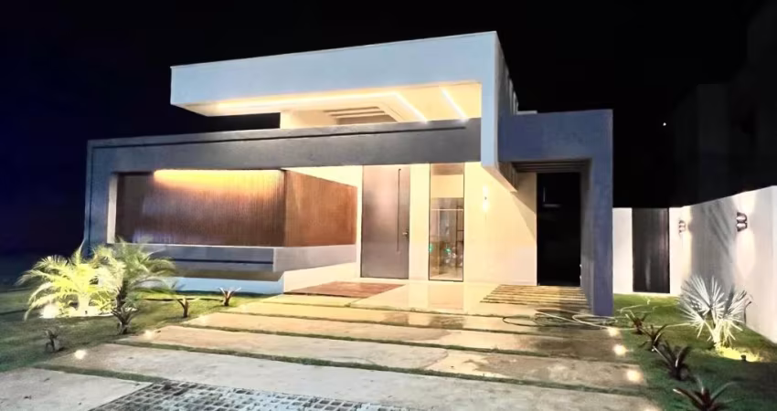 Casa térrea 3 suítes e 4 vagas