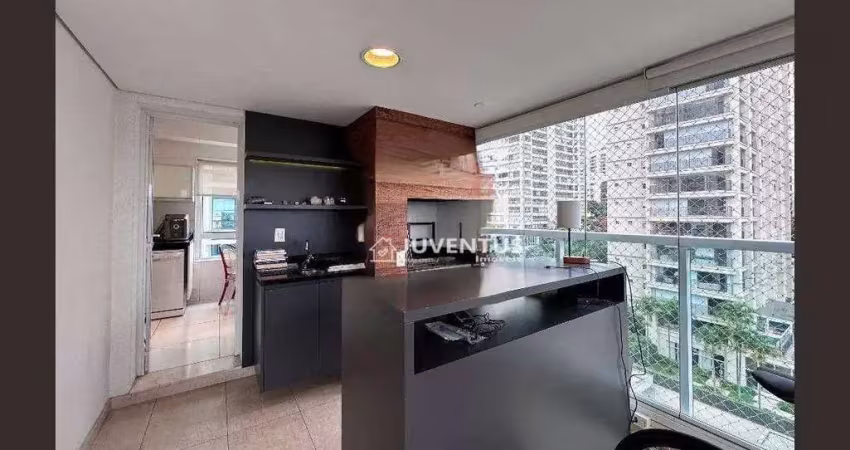 Apartamento com 3 dormitórios à venda, 185 m² por r$ 3.240.000 - campo belo - são paulo/sp