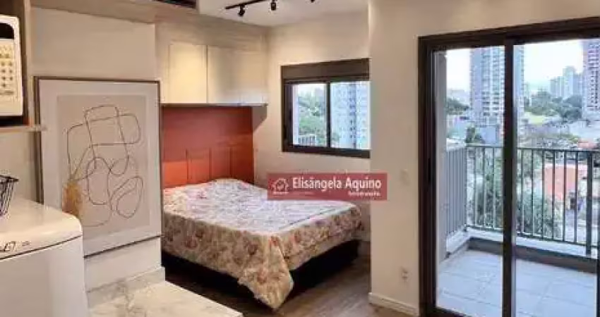 Apartamento com 1 dormitório para alugar, 28 m² por r$ 3.330,00/mês - santo amaro - são paulo/sp