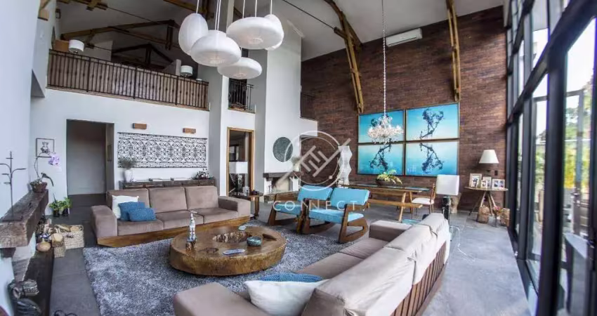 Casa com 4 dormitórios à venda, 525 m² por r$ 5.500.000,00 - tamboré 10 - santana de parnaíba/sp