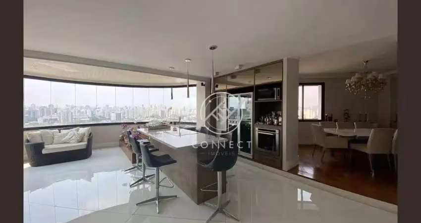 Edifício modular omega - apartamento com 4 dormitórios à venda, 262 m² por r$ 2.890.000 - campo belo - são paulo/sp