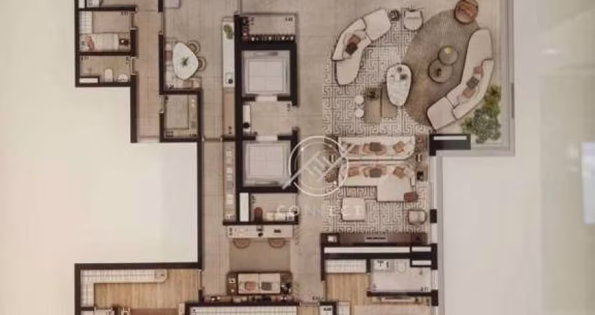 Apartamento com 4 dormitórios à venda, 420 m² por r$ 8.199.000,00 - alphaville - barueri/sp