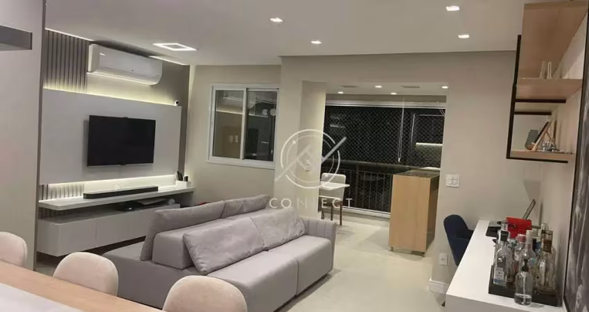Pleno morumbi - 75m² com 2 dormitórios sendo 1 suíte, 2 banheiros, living ampliado, à venda, 75 m² por r$ 990.000 - vila andrade - são paulo/sp