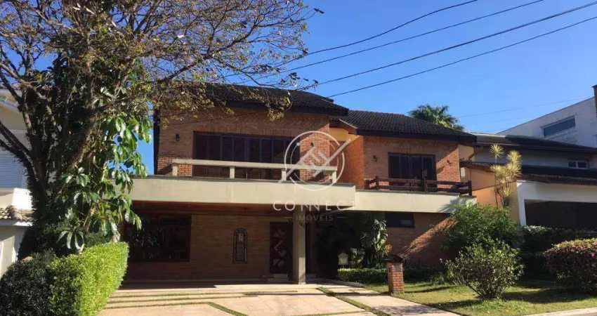 Casa com 5 dormitórios (2 suítes) à venda, 490 m² por r$ 3.800.000 - residencial cinco (alphaville) - santana de parnaíba/sp