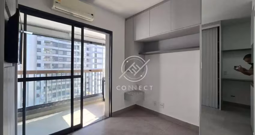 Apartamento com 1 dormitório para alugar, 26 m² por r$ 3.450,00/mês - brooklin - são paulo/sp