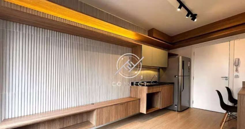 Apartamento com 1 dormitório para alugar, 31 m² por r$ 4.000/mês - sumaré - são paulo/sp