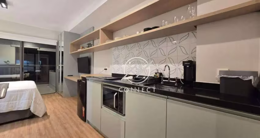 Apartamento com 1 dormitório para alugar, 30 m² por r$ 4.250,00/mês - brooklin - são paulo/sp