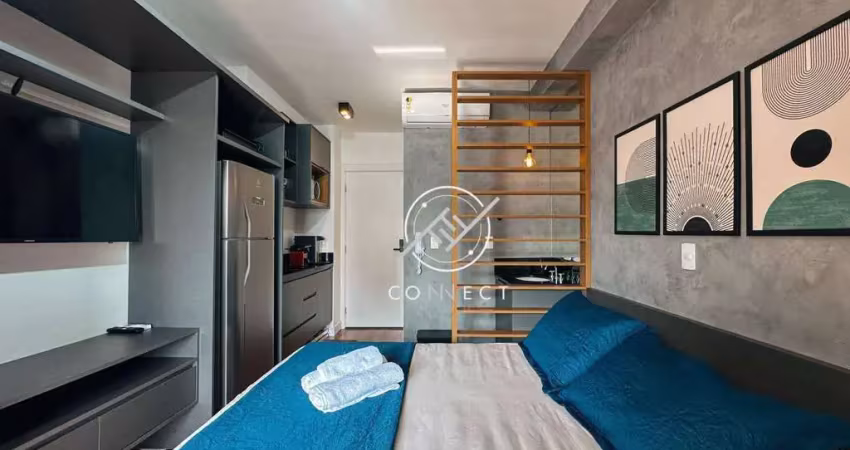 Apartamento com 1 dormitório à venda, 19 m² por r$ 399.000,00 - brooklin - são paulo/sp
