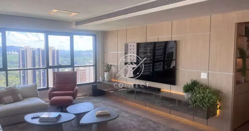 Apartamento com 4 dormitórios à venda, 360 m² por r$ 11.000.000,00 - alphaville centro - barueri/sp