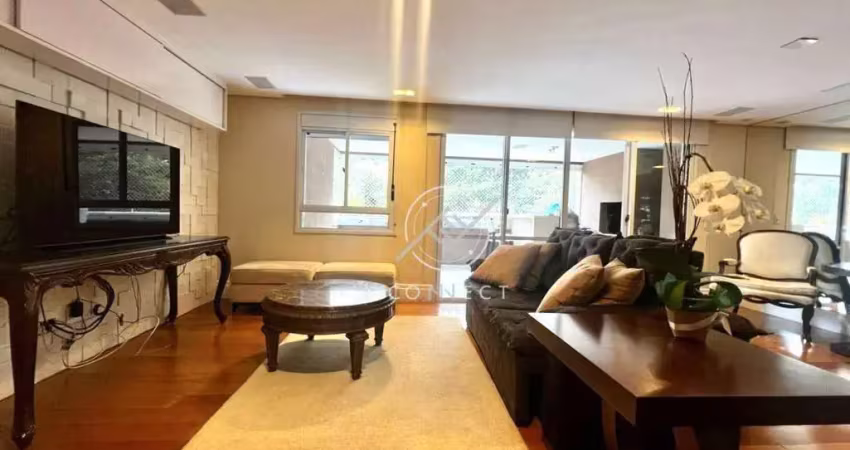 Apartamento com 3 dormitórios para alugar, 142 m² por r$ 11.184/mês - panamby - são paulo/sp