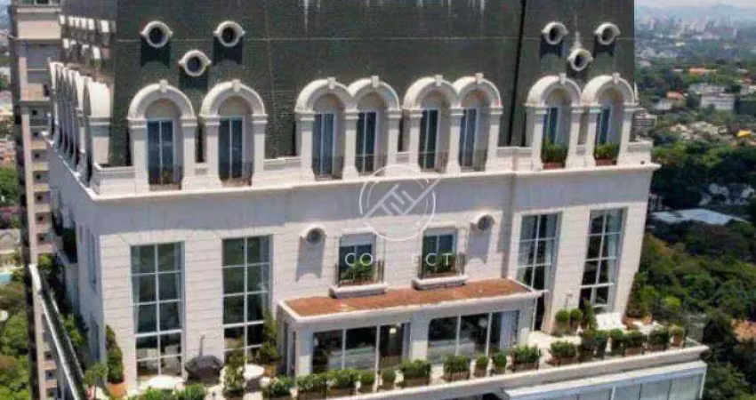 Parque cidade jardim - cobertura triplex com 7 dormitórios (6 suítes), 10 banheiros, à venda, 1 m² por r$ 80.000.000 - morumbi - são paulo/sp