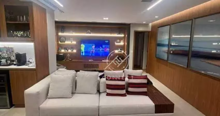 Apartamento com 3 dormitórios à venda, 189 m² por r$ 4.850.000,00 - brooklin - são paulo/sp