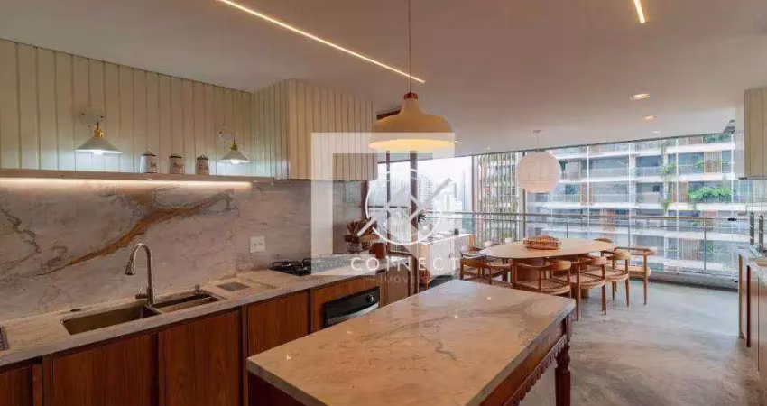 Apartamento com 3 dormitórios à venda, 167 m² por r$ 4.400.000,00 - brooklin - são paulo/sp