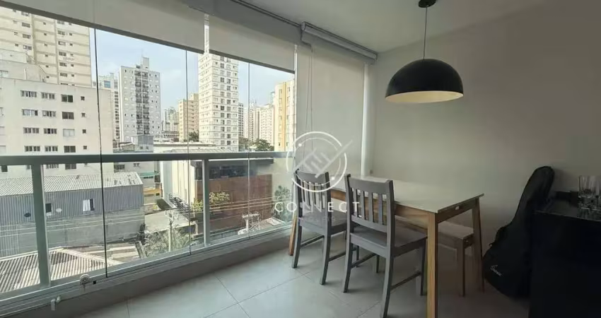 Apartamento com 1 dormitório à venda, 37 m² por r$ 739.000,00 - moema - são paulo/sp