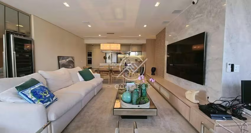 Apartamento com 3 dormitórios para alugar, 197 m² por r$ 38.000,00/mês - brooklin - são paulo/sp