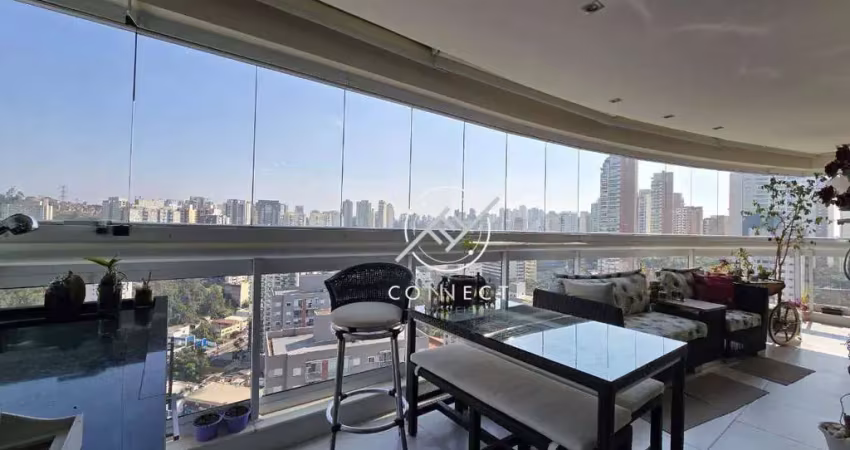 Apartamento com 3 dormitórios, 173 m² - venda por r$ 1.800.000 ou aluguel por r$ 11.000/mês - vila andrade - são paulo/sp
