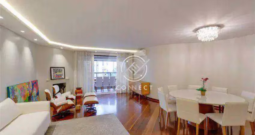 Apartamento com 4 dormitórios à venda, 188 m² por r$ 2.980.000,00 - chácara santo antônio - são paulo/sp