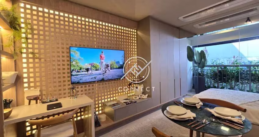 Apartamento com 1 dormitório à venda, 29 m² por r$ 390.000,00 - chácara santo antônio - são paulo/sp