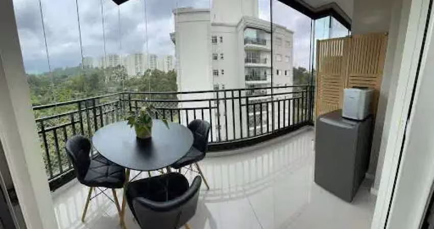 Bosque tambore - apartamento com 3 dormitórios à venda, 102 m² por r$ 1.200.000 - alphaville - santana de parnaíba/sp