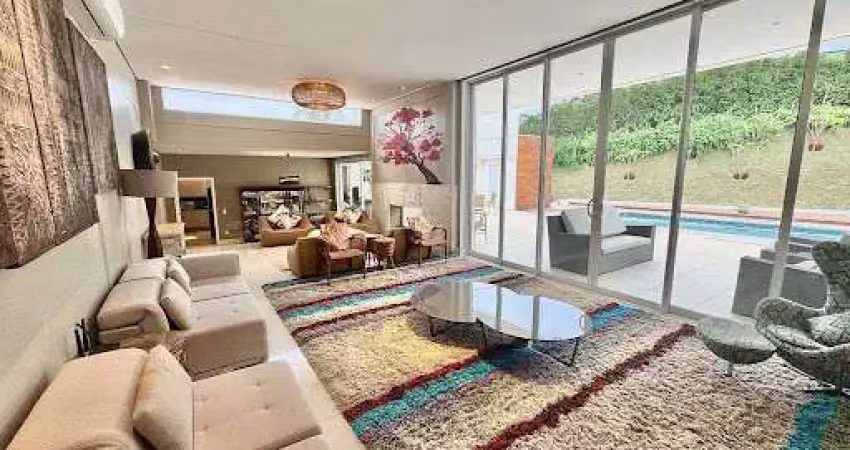 Fazenda da grama - casa com 5 dormitórios à venda, 581 m² por r$ 14.000.000 - jardim são domingos - campinas/sp