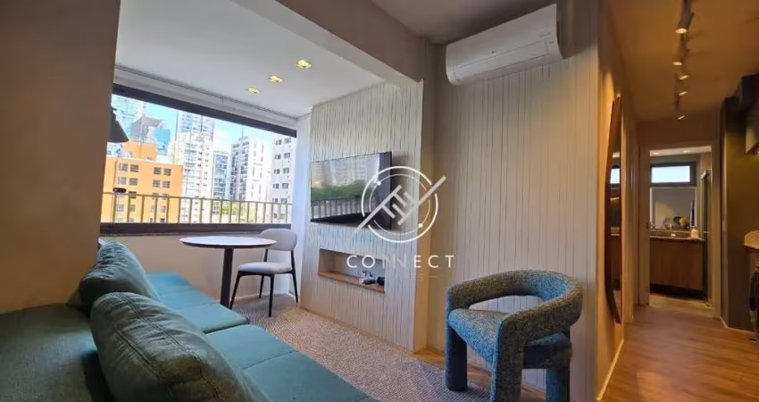 Apartamento com 2 dormitórios para alugar, 40 m² por r$ 7.500/mês - vila olímpia - são paulo/sp