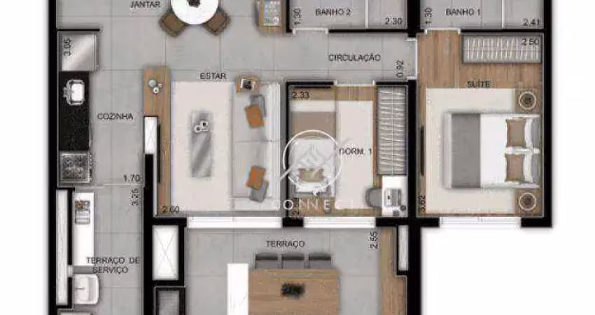 Apartamento com 2 dormitórios à venda, 73 m² por r$ 970.000,00 - butantã - são paulo/sp