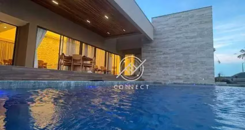 Casa com 4 dormitórios à venda, 640 m² por r$ 7.000.000 - loteamento novo aquiraz - aquiraz/ce