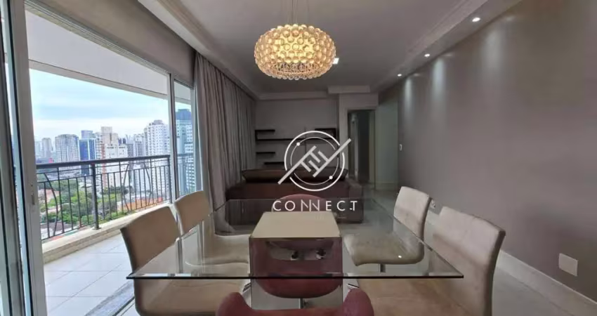 Apartamento com 3 dormitórios para alugar, 106 m² por r$ 11.000,00/mês - brooklin - são paulo/sp