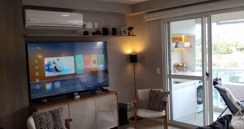 Studio 50m² alta classe no Brooklin.PORTEIRA FECHADA.