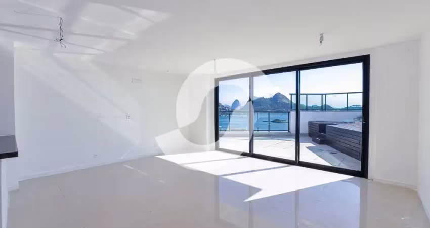 Incrivél cobertura linear em charitas, com 4 quartos, todos com suite!