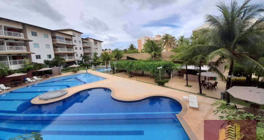 Apartamento com 3 dormitórios à venda, 76 m² por R$ 614.000,00 - Porto das Dunas - Aquiraz/CE