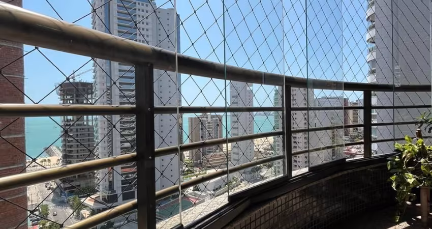 Edifício Ilha Bela com 175m2 e vista para o mar no Meireles, Fortaleza-CE