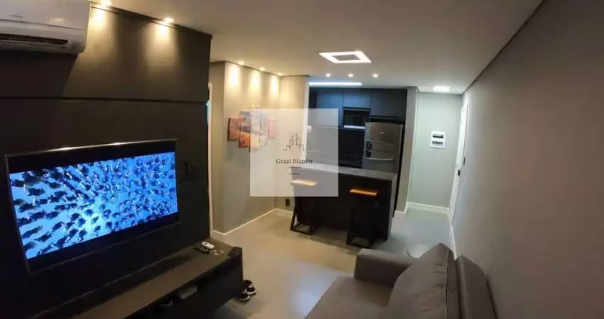Apartamento mobiliado com 2 quartos, 55m², à venda em sorocaba, edifício residencial mirante da colina
