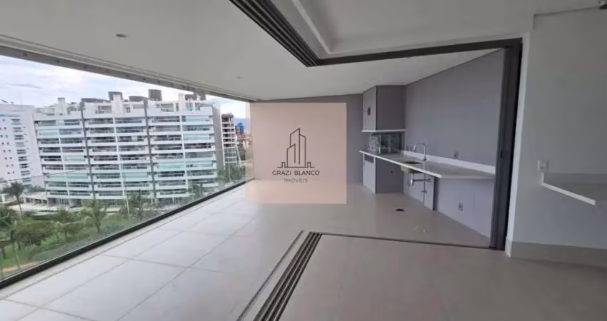 Apartamento com 4 suítes, pé na areia, em riviera de são lourenço sp
