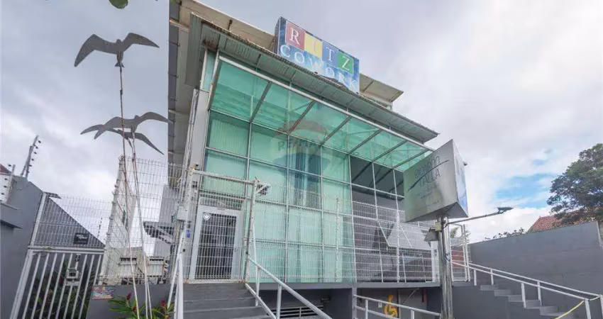 Sala comercial com 107m² para locação no ed. ritz cowork, enseada do suá