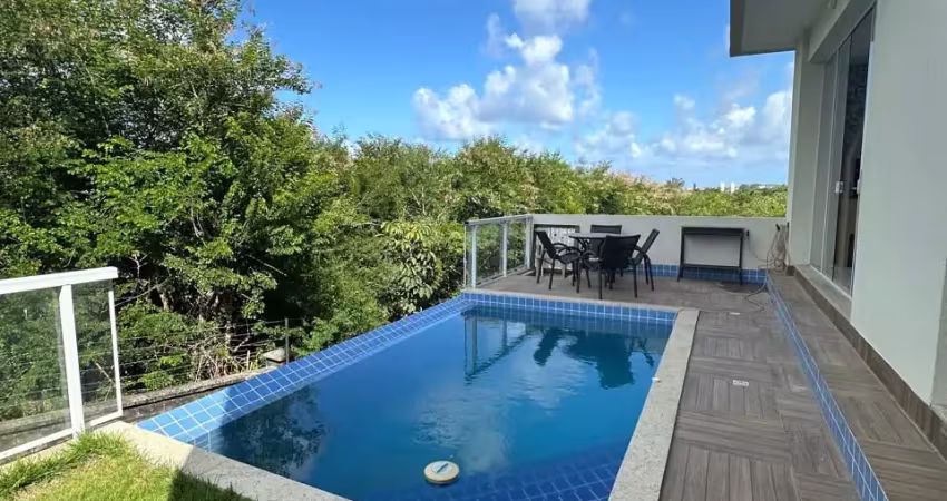 Exclusividade: luxuosa casa com 4 suítes em alphaville litoral norte