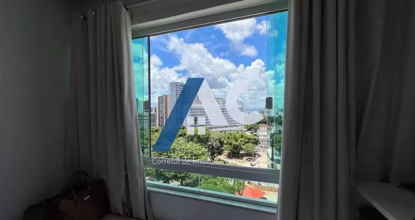 Apartamento reformado 3/4 sendo 1 suíte, andar alto, no bairro campo grande
